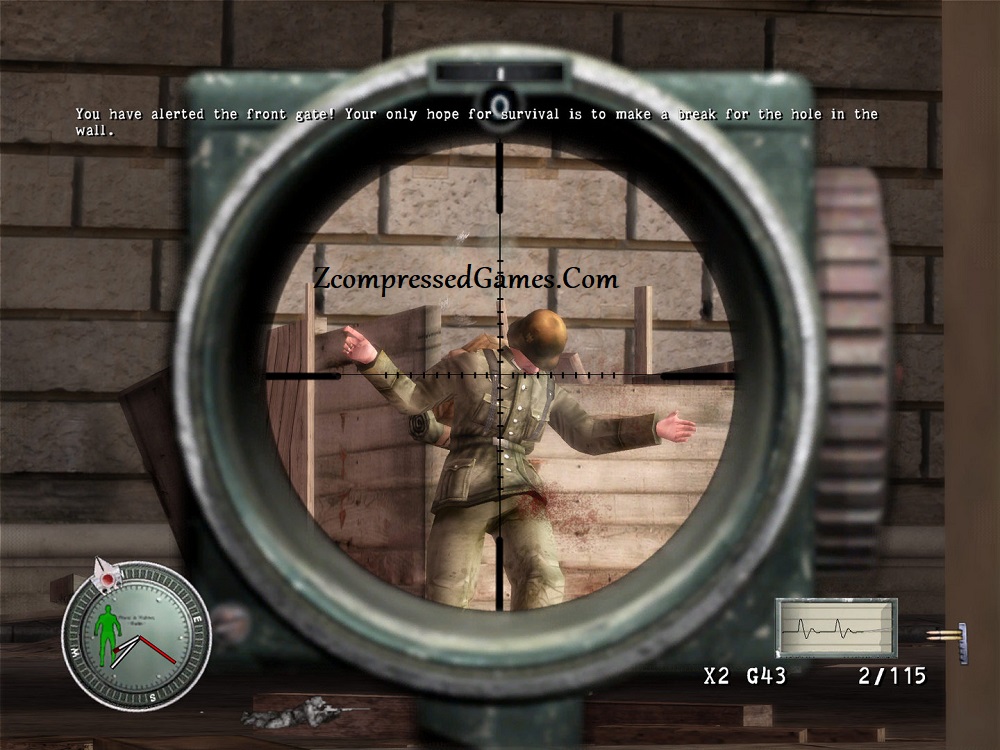 Sniper Elite 4 Gameplay